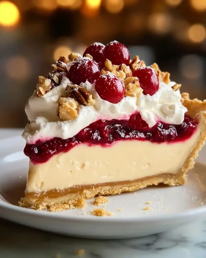 Cranberry-Butterscotch Torte ohne Backen Einfach Lecker