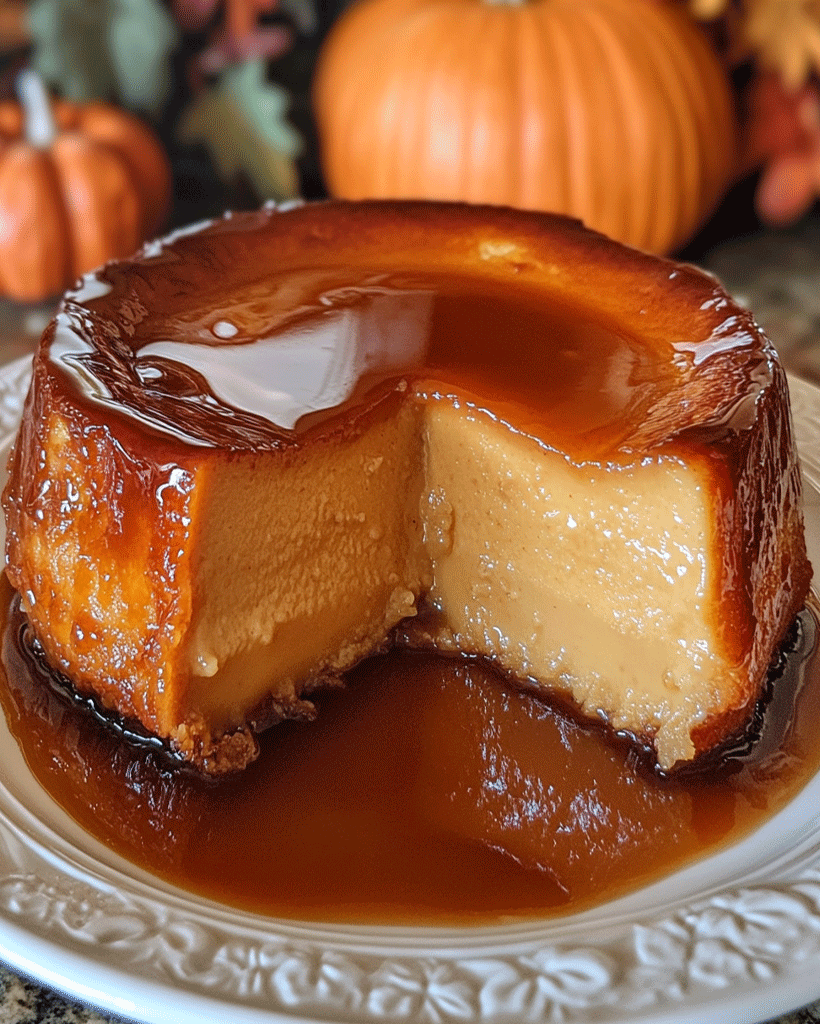 Cremiger Kürbis-Flan mit Karamell – Herbstlicher Genuss 2 Cremiger Kürbis-Flan mit Karamell