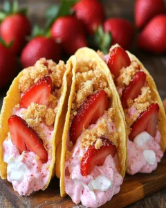 Erdbeer-Sahne-Tacos Einfaches Rezept für Dessertliebhaber 5 Erdbeer-Sahne-Tacos Einfaches Rezept für Dessertliebhaber
