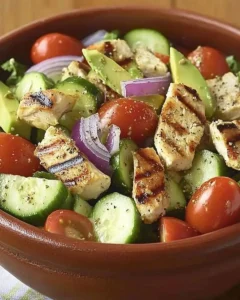 Herrlich frischer Tomatensalat mit Petersilie