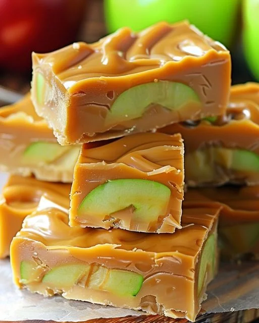 Karamell-Apfel-Fudge Süße Versuchung selbstgemacht 6 Karamell-Apfel-Fudge Süße Versuchung selbstgemacht