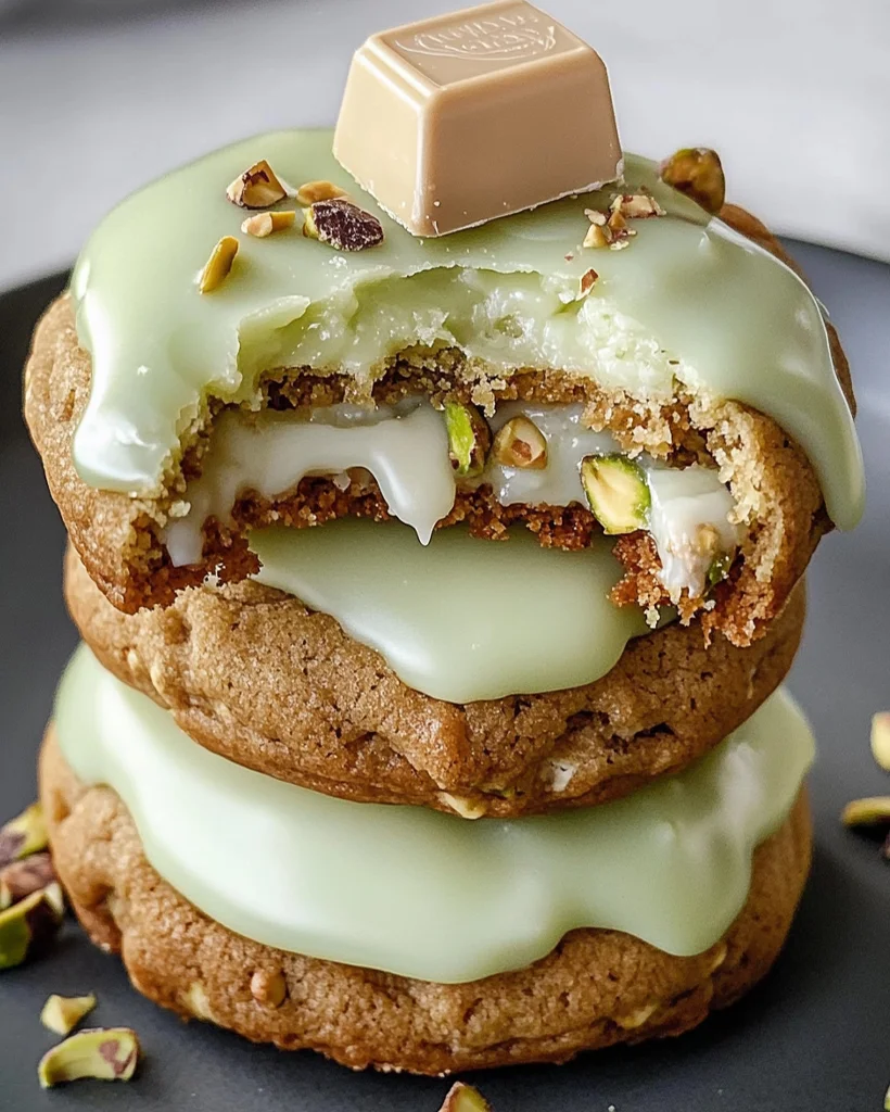 Pistazienplätzchen mit Cremefüllung Süße Nussige Verführung 2 Gefüllte Pistazienplätzchen