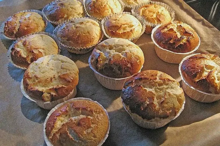 Saftige Quarkmuffins mit Puddingpulver Einfach Backen