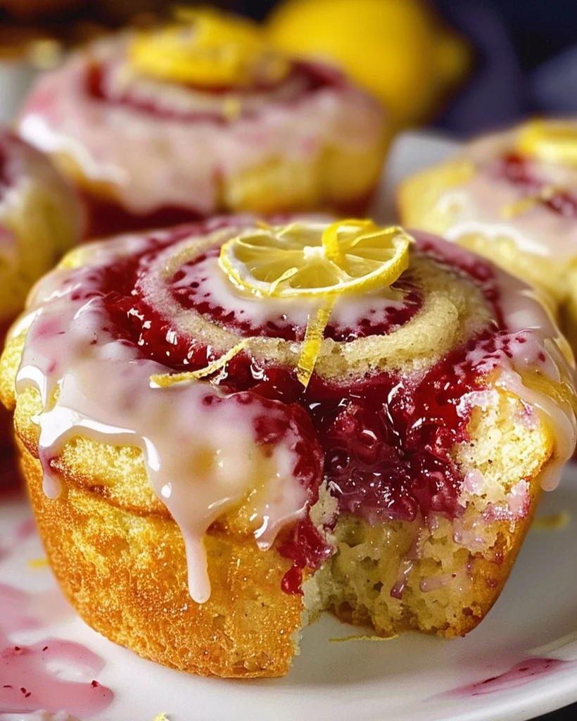 Saftige Zitronen-Himbeer Muffins Rezept zum Genießen 2 Saftige Zitronen-Himbeer Muffins Rezept zum Genießen