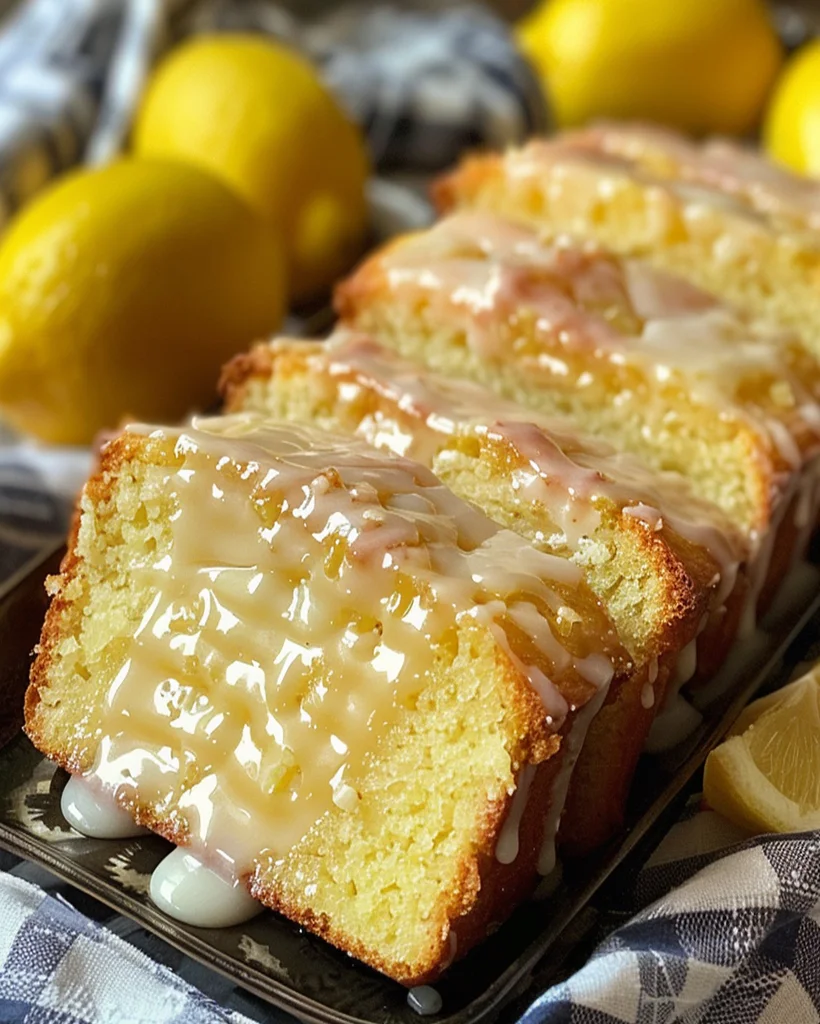 Saftiger Zitronenkuchen mit süßer Glasur 2 Saftiger Zitronenkuchen mit süßer Glasur