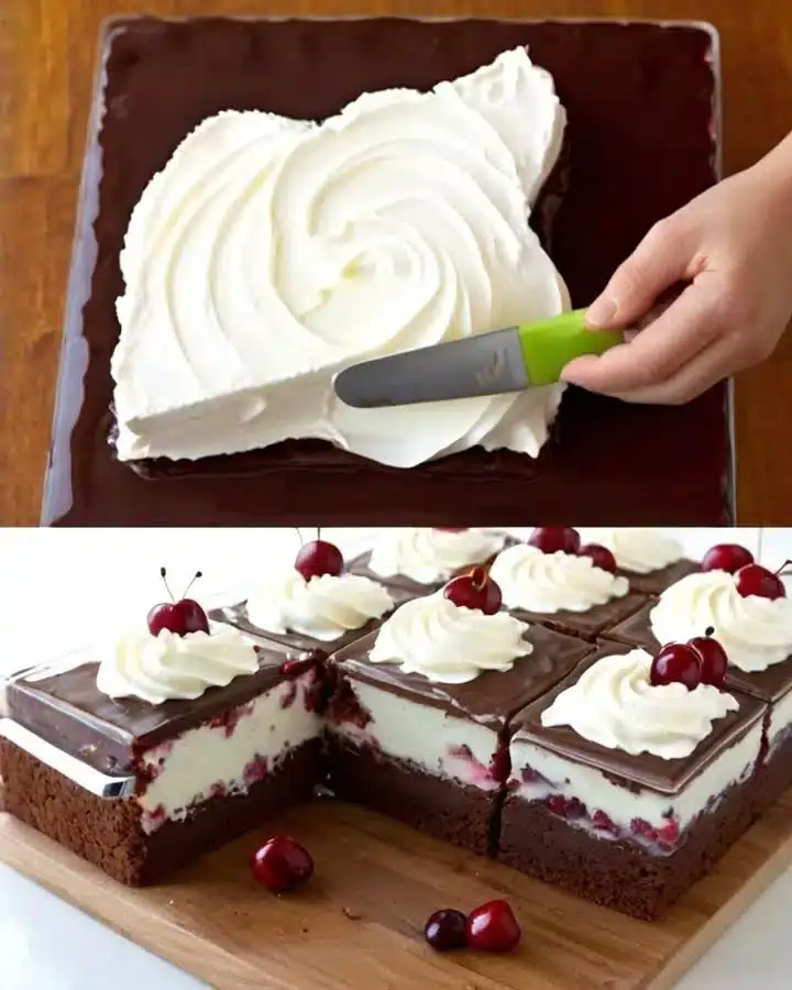 Schwarzwälder Kirschtorte: Einfach vom Blech gebacken 2 Schwarzwälder Kirschtorte: Einfach vom Blech gebacken