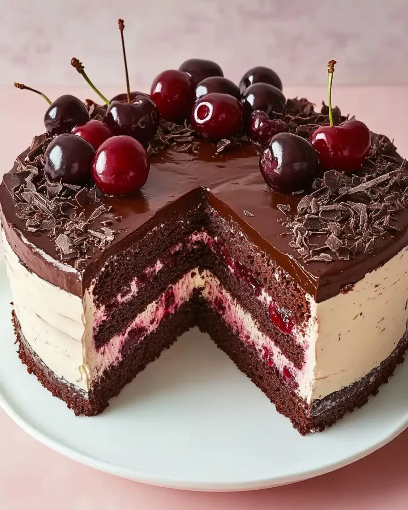 Stracciatella Kirsch Torte Einfach Selbst Backen