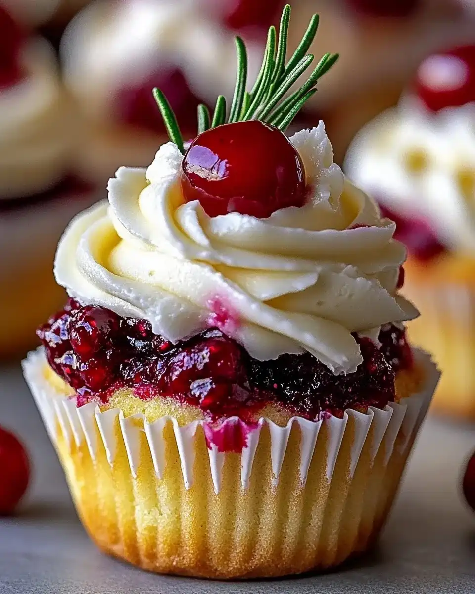 Weihnachtliche Cranberry Käsekuchen Cupcakes – Festliche Leckerbissen 2 Weihnachtliche Cranberry Käsekuchen Cupcakes – Festliche Leckerbissen