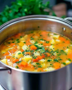 Würzige Gemüsesuppe für kalte Tage