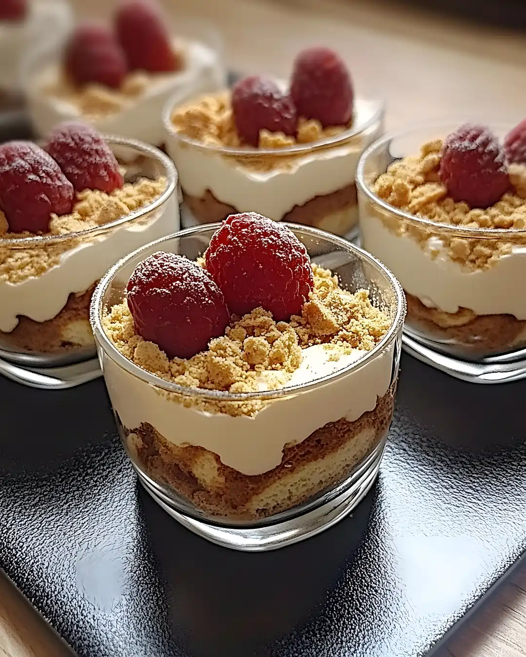 Advent Tiramisu mit Spekulatius und Beeren