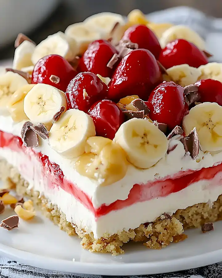 Bananensplit-Torte ohne Backen Einfach & Köstlich