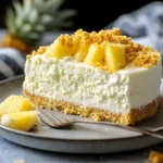 Cremiger Ananas-Käsekuchen ohne Backen