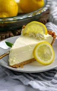 Cremiger Zitronen-Käsekuchen ohne Backen