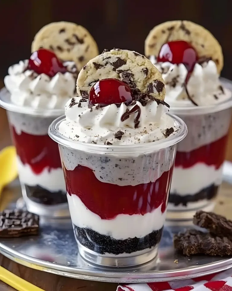 Cremiges Schwarzwälder Kirsch Dessert in 10 Minuten 1 Cremiges Schwarzwälder Kirsch Dessert in 10 Minuten