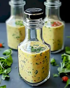 Cremiges Senfdressing Rezept wie im Restaurant