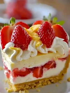 Erdbeer-Käsekuchen ohne Backen mit Keksboden 7 Erdbeer-Käsekuchen ohne Backen mit Keksboden