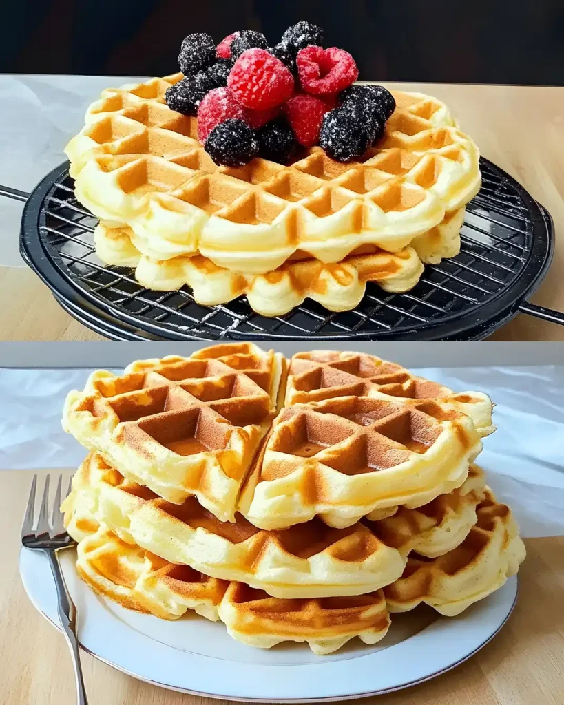 Fluffige Vanille Joghurt Waffeln Blitzschnell Gemacht
