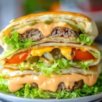Hausgemachte Big Mac Rolle schnell gemacht