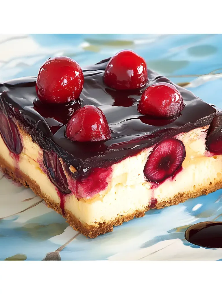 Saftige Donauwelle mit Kirschen und Vanillecreme