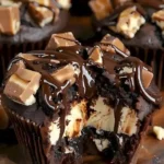 Saftige Schoko Karamell Käsekuchen Muffins