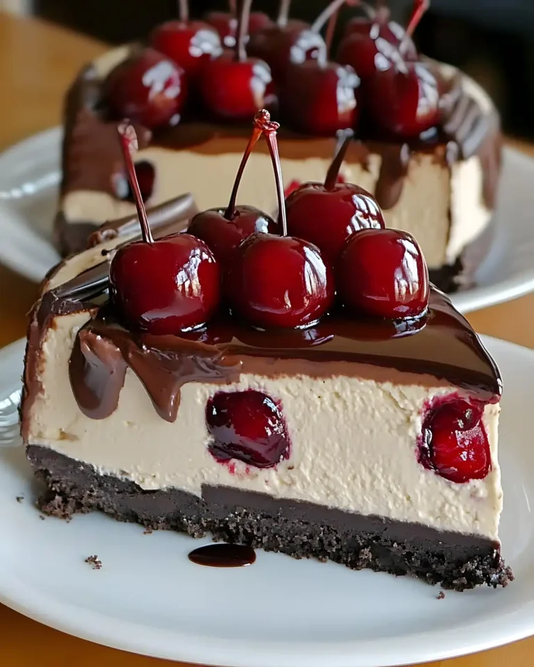 Schneller Schwarzwälder Käsekuchen mit Kirschen 4 Schneller Schwarzwälder Käsekuchen mit Kirschen