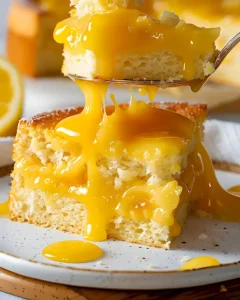 Schneller Zitronen-Curd-Kuchen ohne Gluten