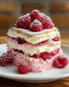 Weißes Schoko Himbeer Tiramisu ganz einfach