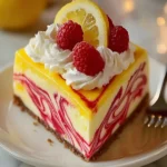 Zitronen Himbeer Marmor Käsekuchen Einfach Lecker