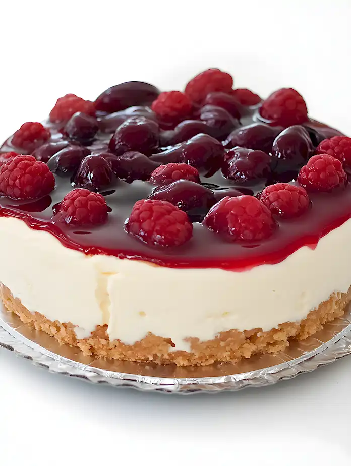Beeren Quark Torte ohne Backen schnell gemacht