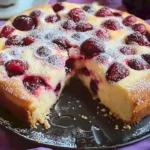 Blitz Kirschkuchen mit Vanillepudding einfach gemacht