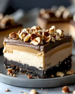 Buckeye Cheesecake Riegel: Erdnussbutter & Schoko ohne Backen