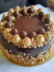 Cremige Ferrero Rocher Torte einfach und schnell selber backen