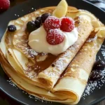 Crêpes mit Vanille: Zarte Klassiker für jeden Anlass