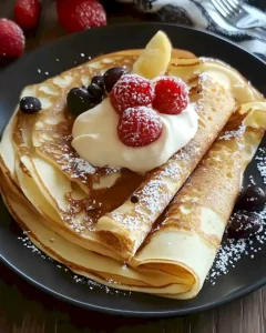 Crêpes mit Vanille: Zarte Klassiker für jeden Anlass 4 Crêpes mit Vanille: Zarte Klassiker für jeden Anlass