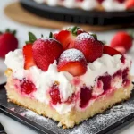 Einfacher Erdbeer-Shortcake-Poke-Cake