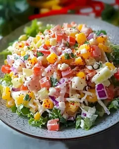 Einfacher Wurst-Mais-Salat für jede Gelegenheit