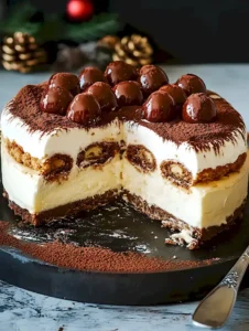 Einfaches Weihnachts Tiramisu mit Amaretto
