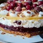 Gewitter Torte mit knusprigem Baiser und Sauerkirschen