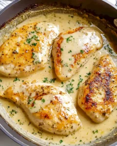 Hähnchenbrust in cremiger Knoblauchsauce – einfach & würzig