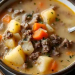 Hamburger Suppe: Sättigender Eintopf mit Hackfleisch