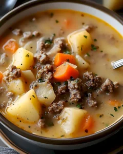 Hamburger Suppe: Sättigender Eintopf mit Hackfleisch