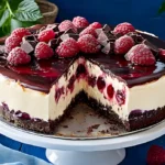 Himbeer Mascarpone Torte mit Schokoguss