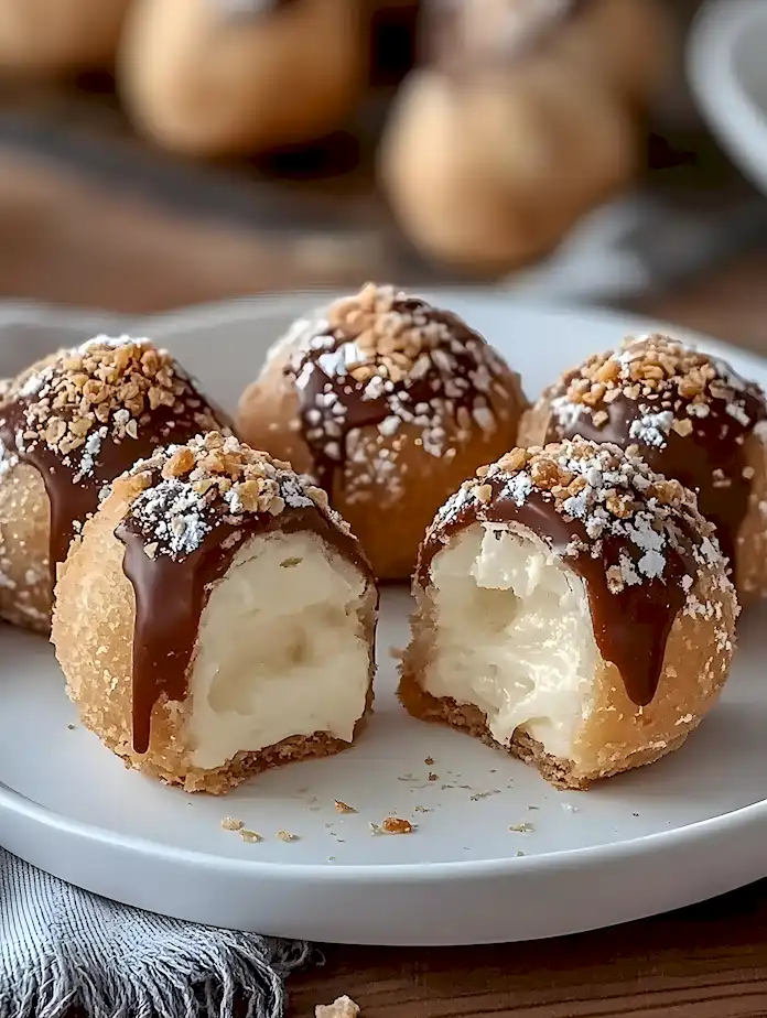 Käsekuchen Kugeln: Blitzschnell in 10 Minuten zubereitet 3 Käsekuchen Kugeln: Blitzschnell in 10 Minuten zubereitet