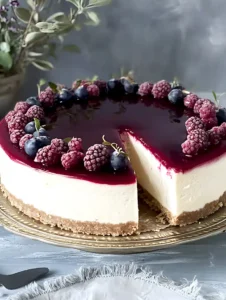 Käsekuchen mit Waldbeeren: Einfaches Rezept für Anfänger