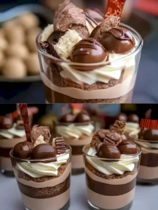 Kinder Bueno Dessert: Schnell gemacht, cremig & schokoladig.