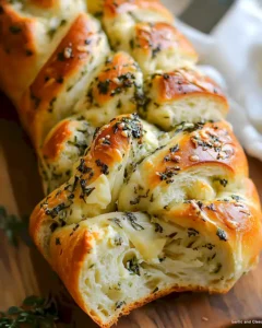 Knoblauch-Kräuter-Käsebrot: Beeindruckt Gäste garantiert!