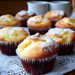 Muffins: Saftig und cremig gefüllt mit Lemon-Curd