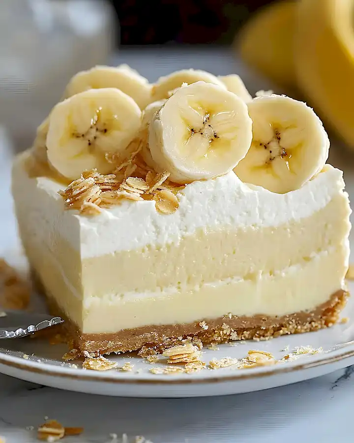 No Bake Bananen Pudding Käsekuchen 3 No Bake Bananen Pudding Käsekuchen