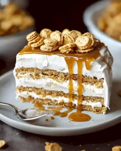 Ritz-Cracker-Eistorte: Süß-salziger Genuss ohne Backen.