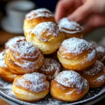 Saftige Berliner vom Blech mit Pflaumenmus